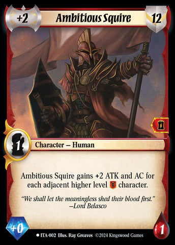 Ambitious Squire