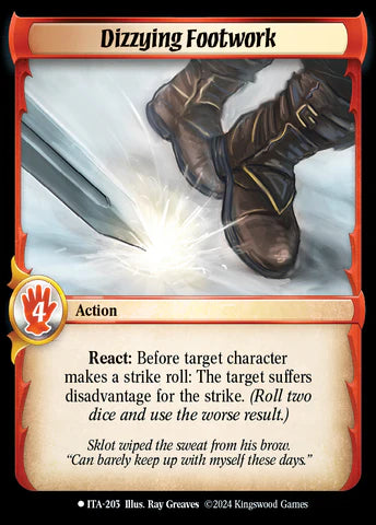Dizzying Footwork