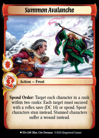 Summon Avalanche