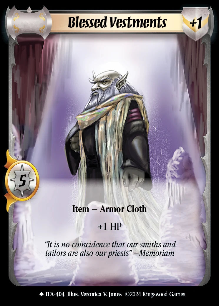 Blessed Vestments (Extended Art)