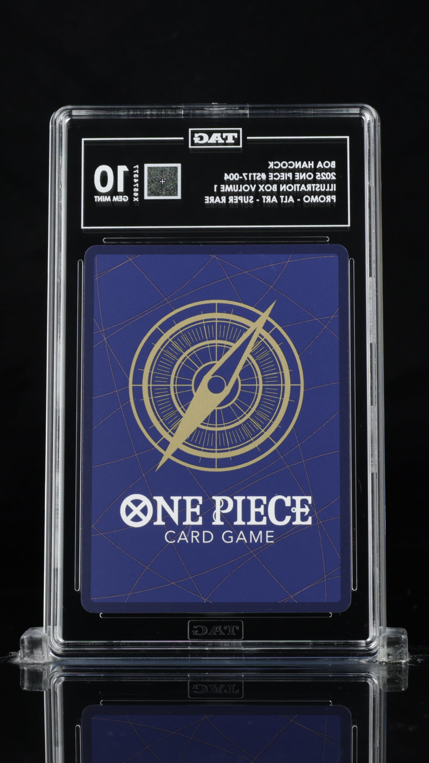 TAG Gem Mint 10 2025 One Piece Boa Hancock #ST17-004 Illustration Box Vol. 1 Promo Alternate Art