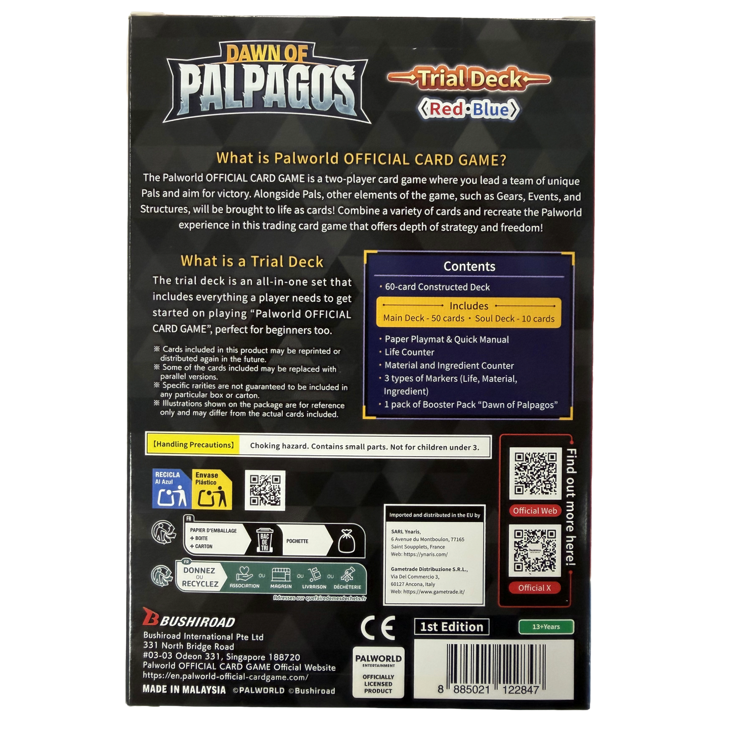 Palworld: Dawn of Palpagos 1st Edition Trial Deck