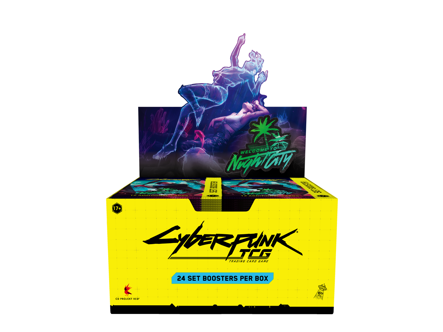 PRE-ORDER Cyberpunk TCG: Welcome to Night City Retail Booster Box (24 Packs)