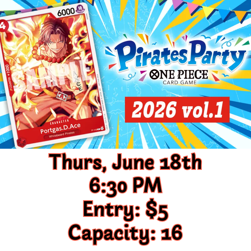 6/18 OP Pirate Party Vol. 1 Event Entry