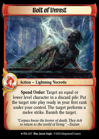 Bolt of Unrest