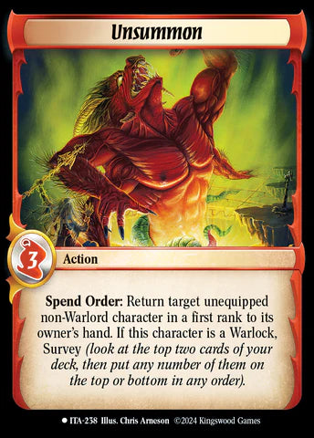 Unsummon