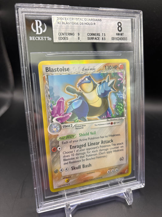 Blastoise Delta Species #2 BGS NM/Mint 8.0