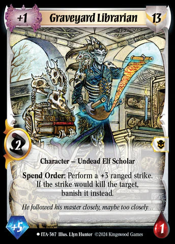 Graveyard Librarian (Extended Art)