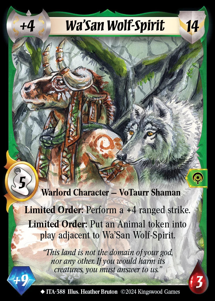 Wa'San Wolf-Spirit (Extended Art)