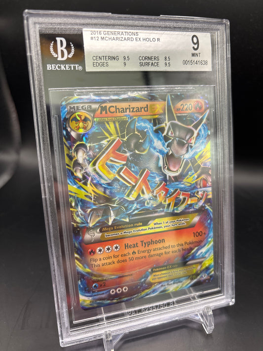 M Charizard EX #12 BGS Mint 9.0
