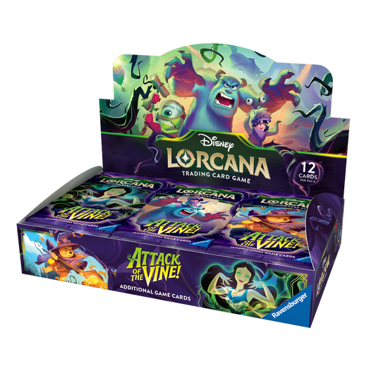 7/24 PRE-ORDER Disney Lorcana Attack of the Vine Booster Box