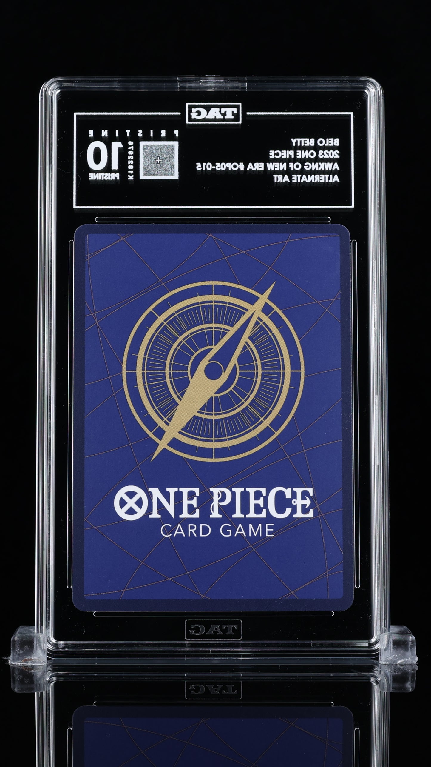 TAG Pristine 10 (991) 2023 One Piece  Belo Betty Alternate Art OP05-015 Rank #1