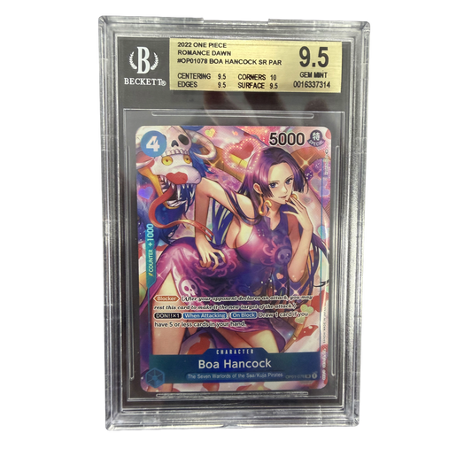BGS Gem Mint 9.5 One Piece Boa Hancock Romance Dawn Alternate Art