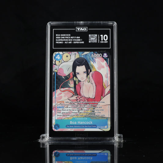 TAG Gem Mint 10 2025 One Piece Boa Hancock #ST17-004 Illustration Box Vol. 1 Promo Alternate Art