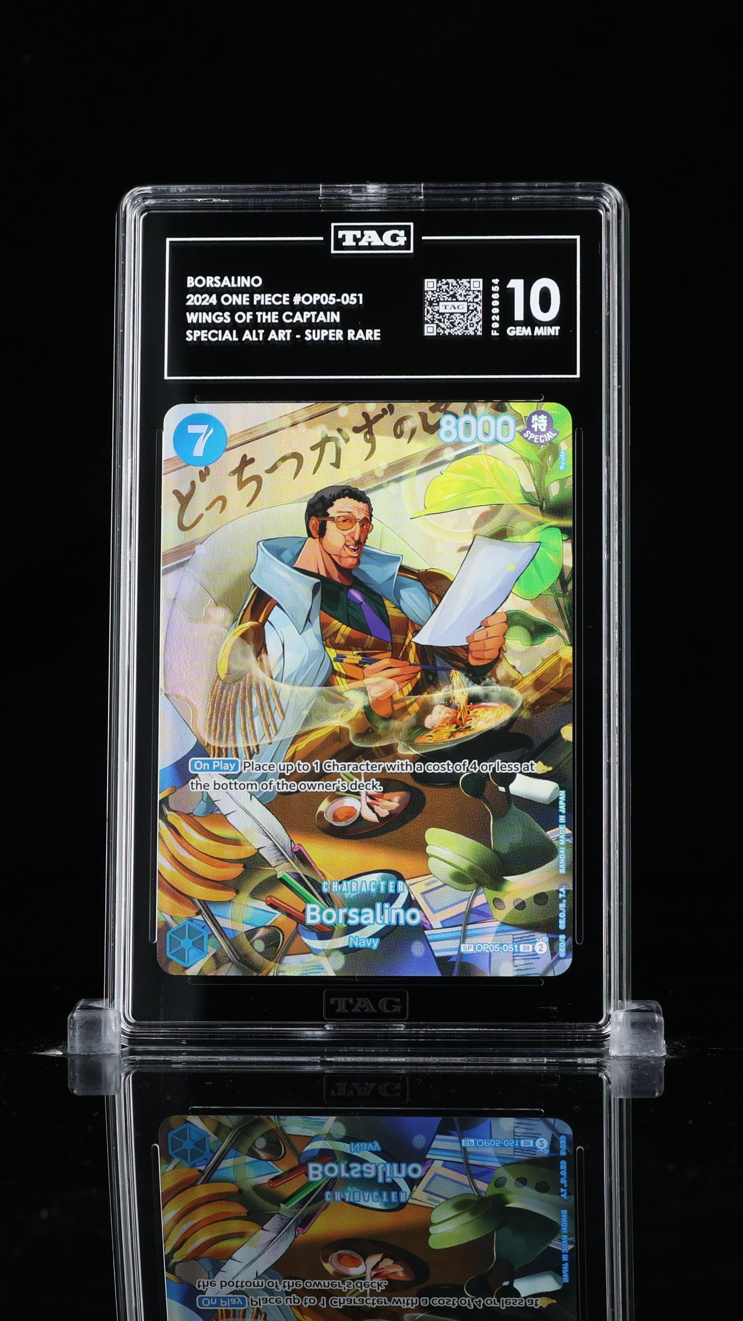 TAG Gem Mint 10 2024 One Piece Borsalino Special Alternate Art OP04-044