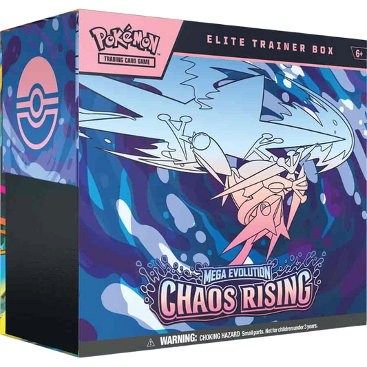 5/22 PRE-ORDER: Pokemon Mega Evolutions Chaos Rising Elite Trainer Box