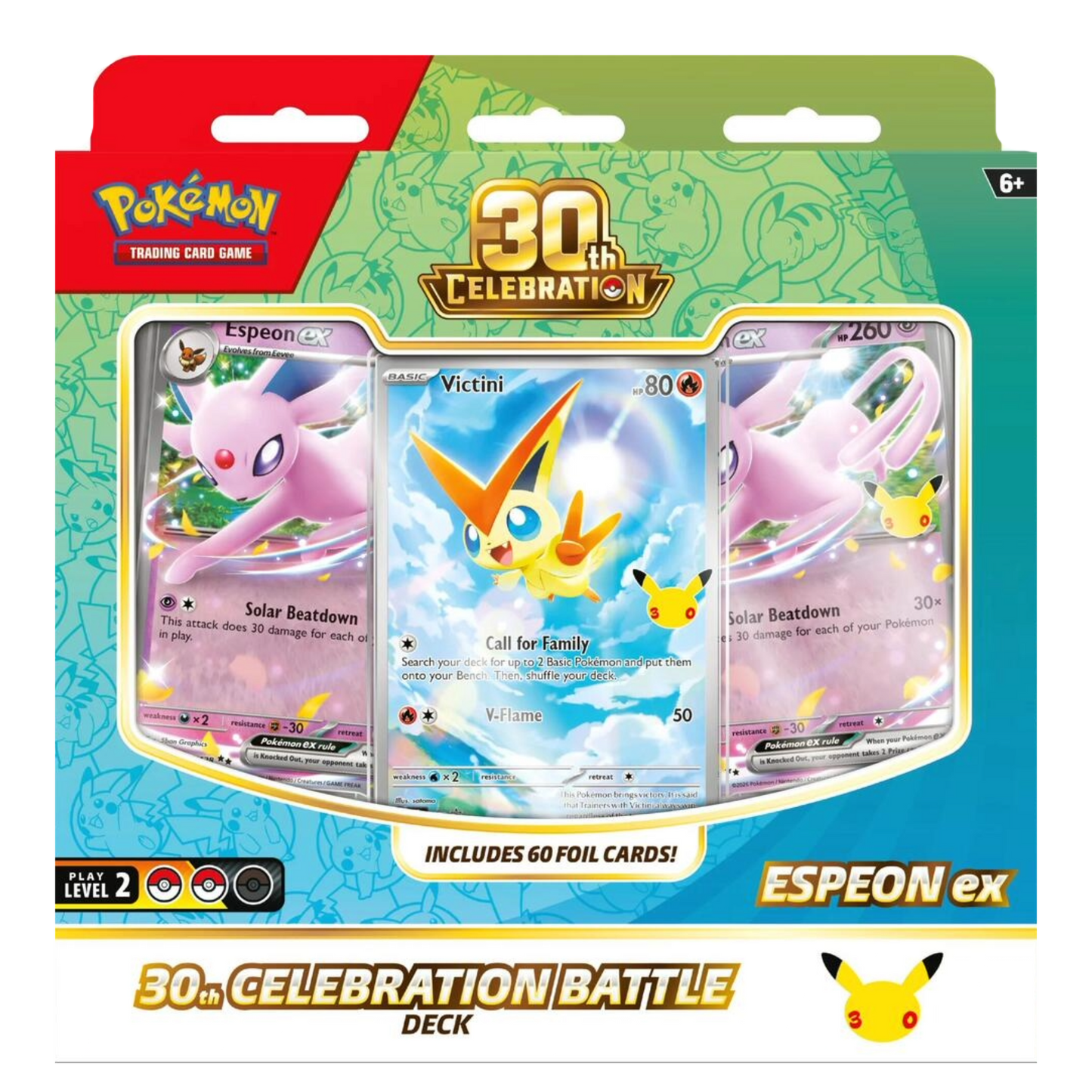 PRE-ORDER LIMIT 1: Pokemon Mega Evolutions 30th Celebration Espeon ex Battle Deck