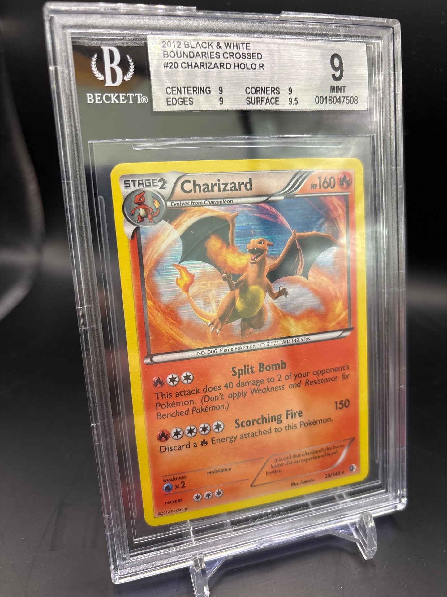 Charizard Holo Rare #20 BGS Mint 9.0