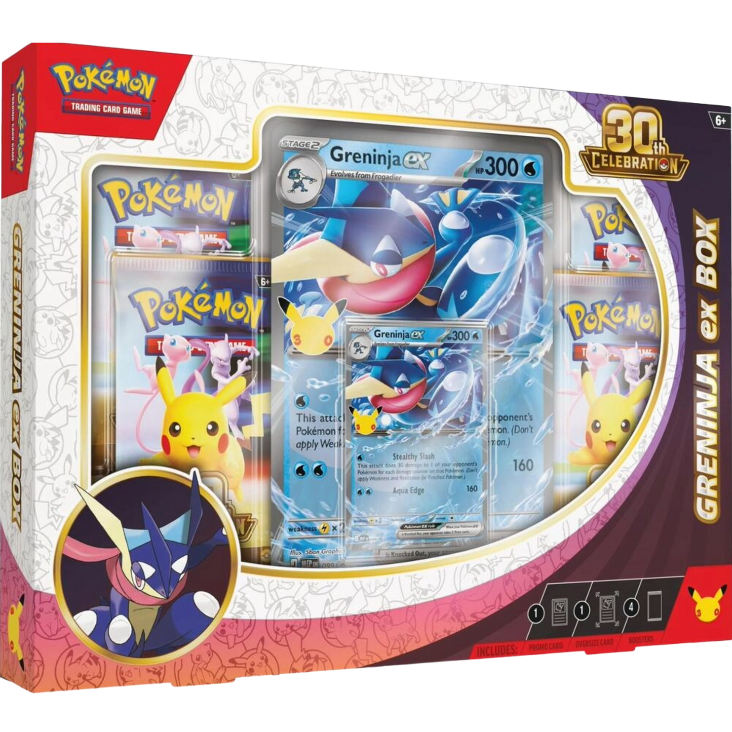 PRE-ORDER LIMIT 1: Pokemon Mega Evolutions 30th Celebration Greninja ex Box