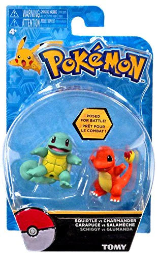 2016 Tomy Squirtle and Charmander Figures