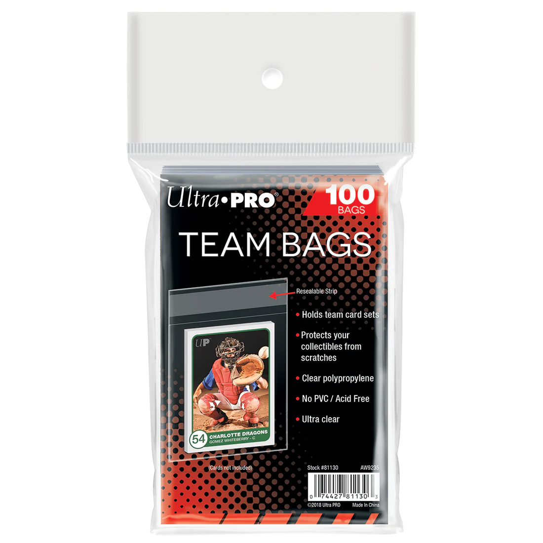 Ultra Pro Team Bags 100ct