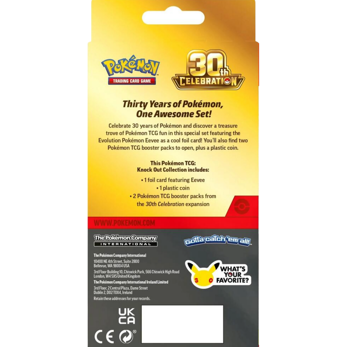 PRE-ORDER LIMIT 1: Pokemon Mega Evolutions 30th Celebration Knockout Collection