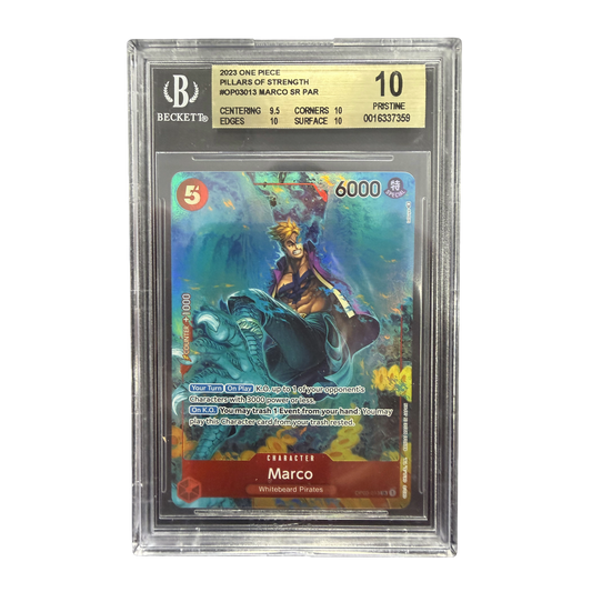 BGS Pristine 10 One Piece Pillars of Strength Marco Alternate Art