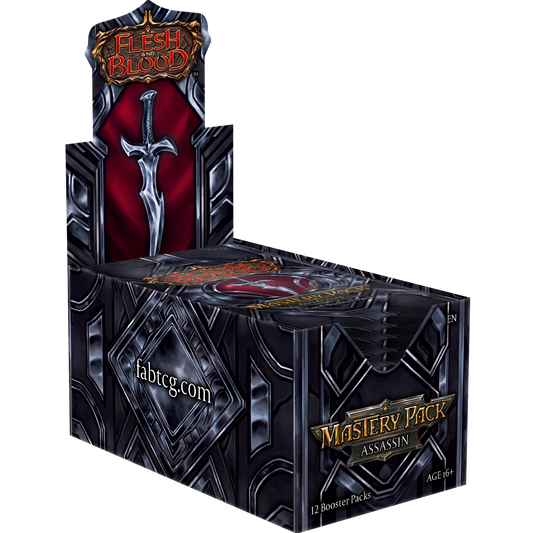 11/13 PRE-ORDER: Flesh and Blood Mastery Pack Assassin Booster Box