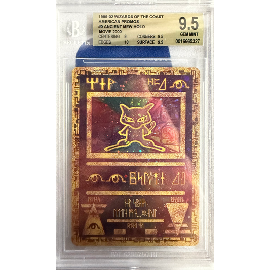 1999-02 Wizards of the Coast American Pokemon Ancient Mew Promo BGS Gem Mint 9.5