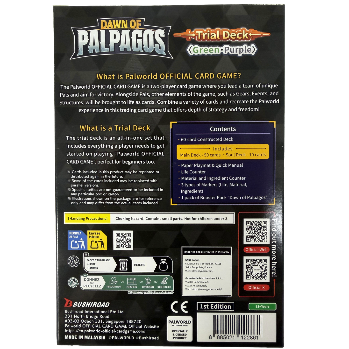 Palworld: Dawn of Palpagos 1st Edition Trial Deck