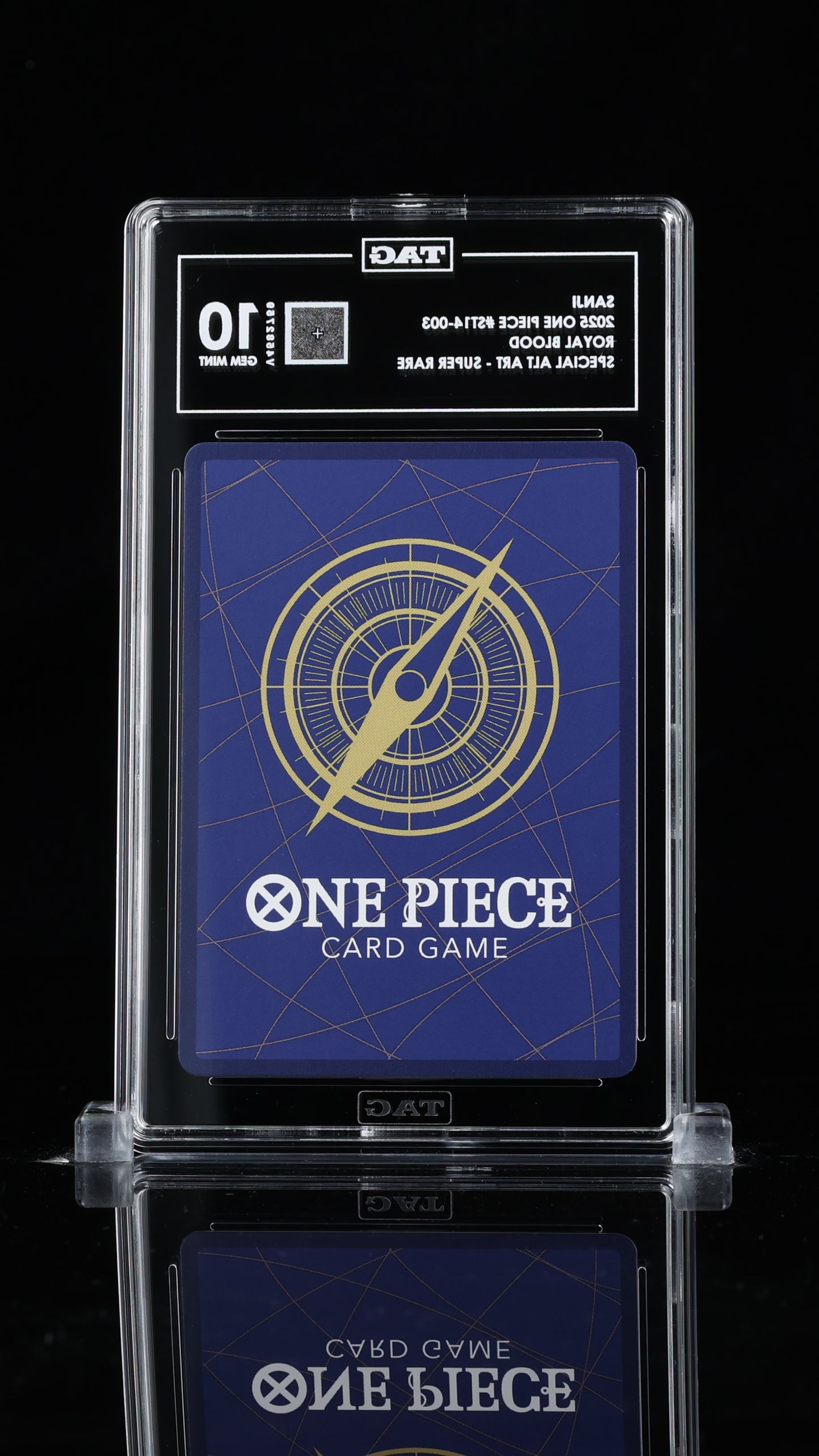 TAG Gem Mint 10 2025 One Piece Sanji Special Alternate Art #ST14-003