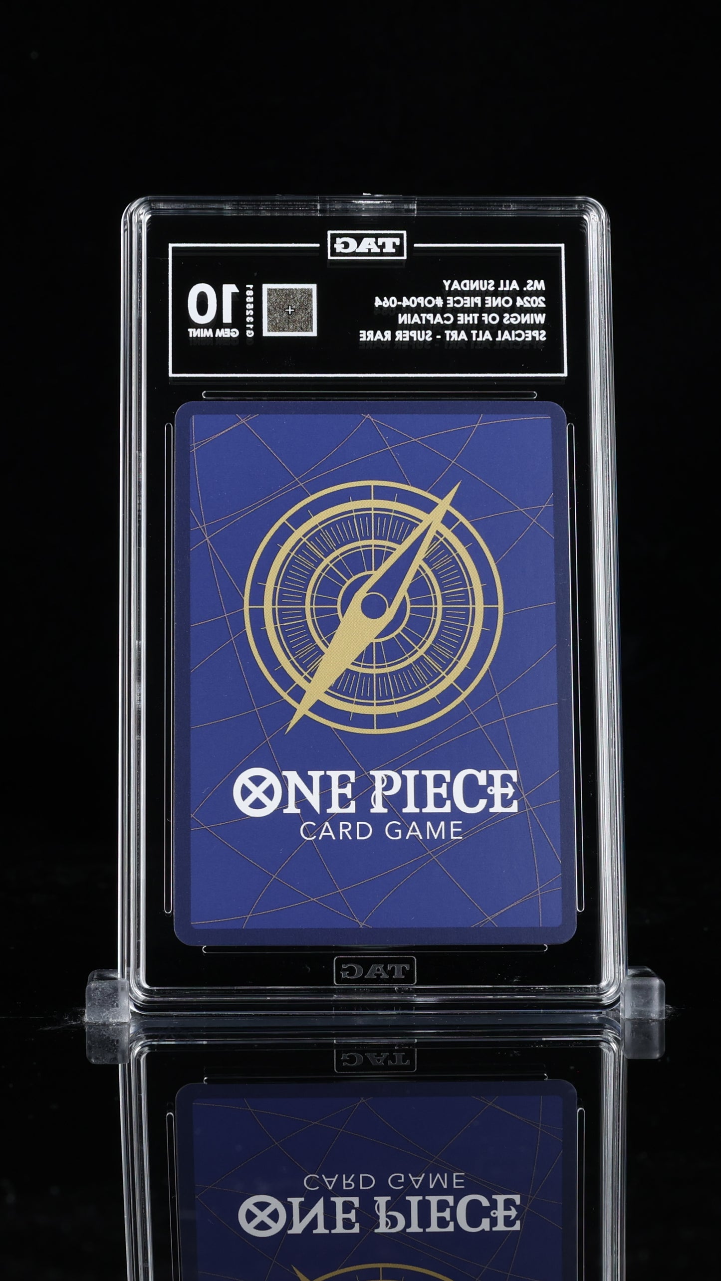 TAG Gem Mint 10 (958) 2024 One Piece Ms. All Sunday Special Alternate Art #OP04-064