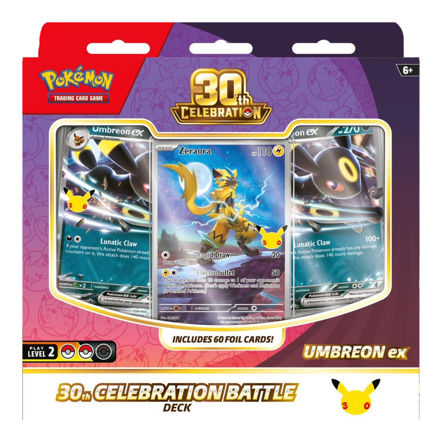 PRE-ORDER LIMIT 1: Pokemon Mega Evolutions 30th Celebration Umbreon ex Battle Deck