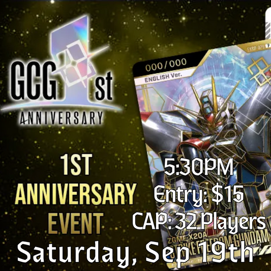 9/19 Gundam 1st Anniversary EVENT ENTRY