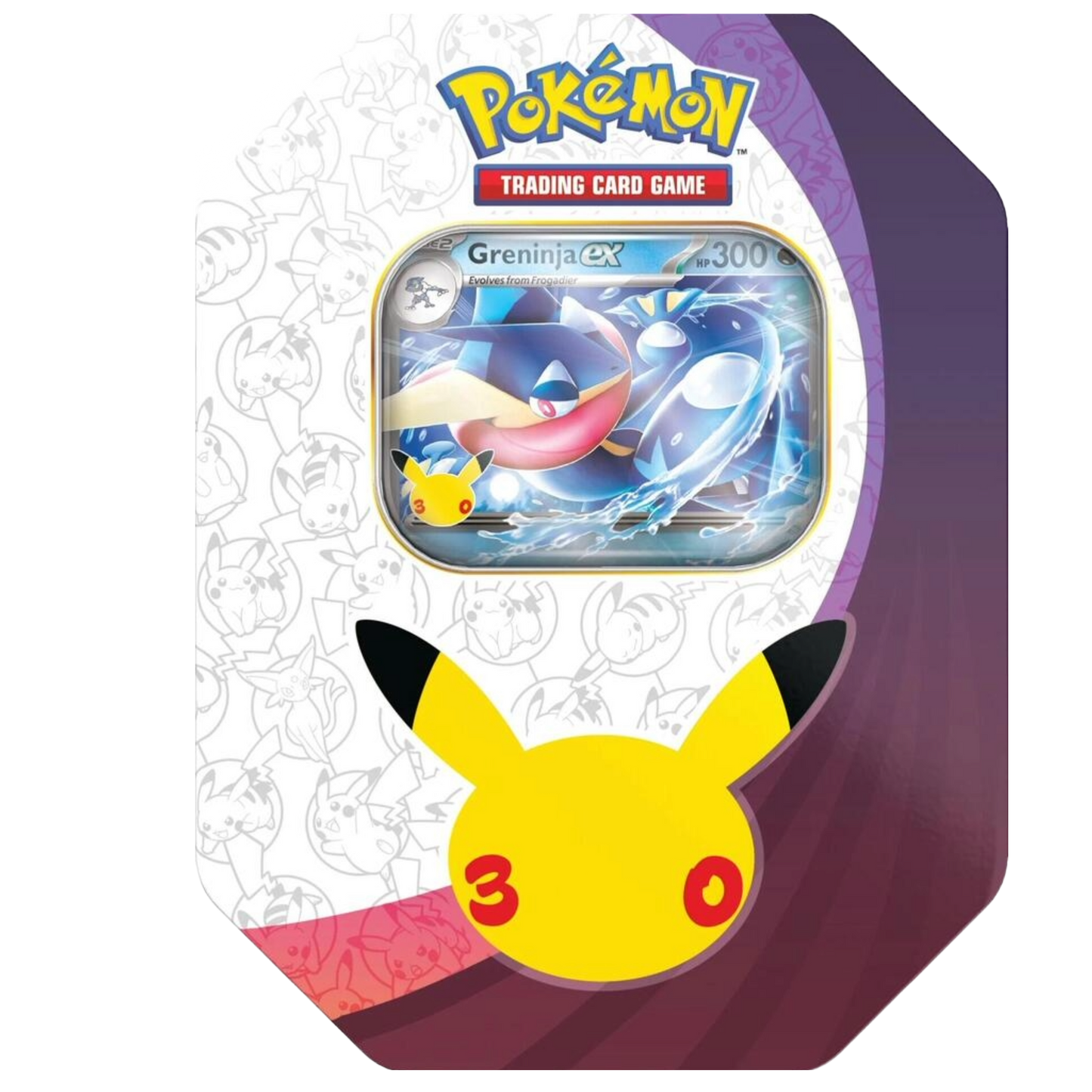 PRE-ORDER LIMIT 1: Pokemon Mega Evolutions 30th Celebration Greninja ex Tin