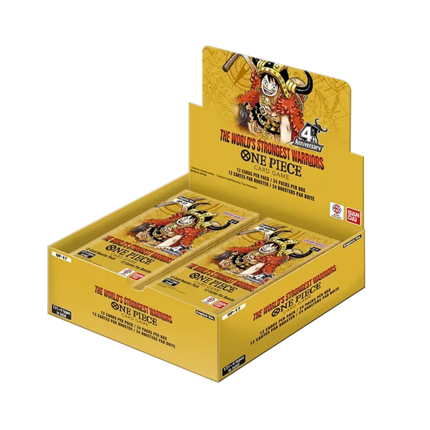 LIMIT ONE: One Piece OP-17 The World's Strongest Warriors Booster Box