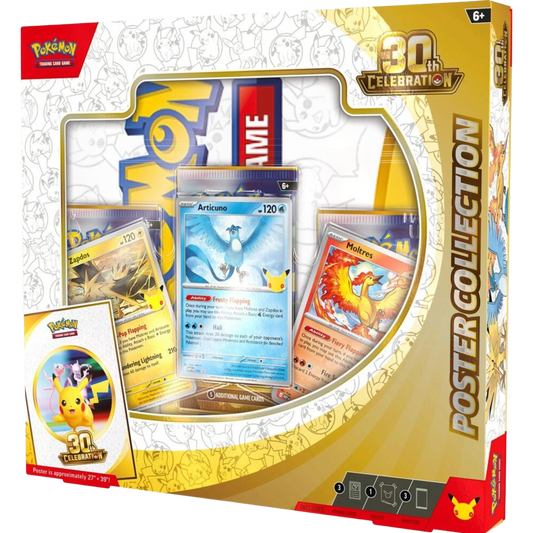 PRE-ORDER LIMIT 1: Pokemon Mega Evolutions 30th Celebration Poster Collection