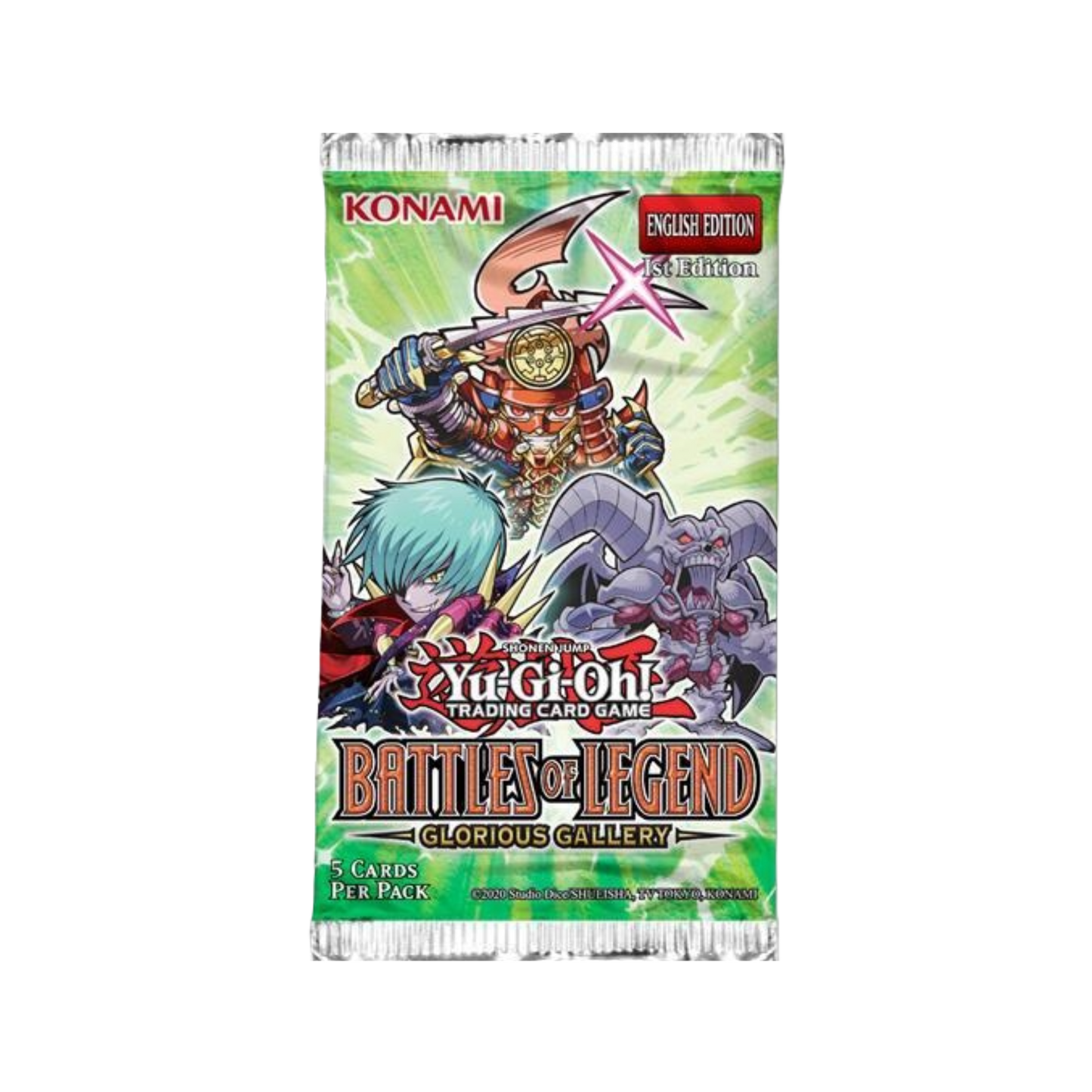 Yu-Gi-Oh Battles of Legend Glorious Gallery Booster Pack - 1st Edition